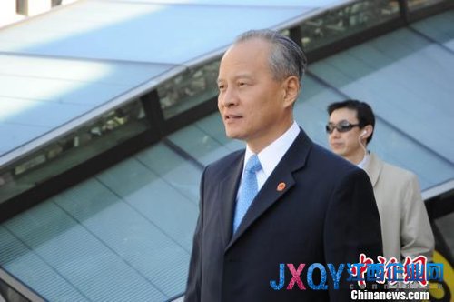 中國(guó)新任駐美大使崔天凱抵華盛頓履新(圖)