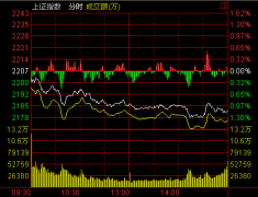收盤(pán)：兩市萎靡不振 滬指跌1.13%滑落2200點(diǎn)