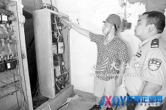 私接外線不裝電表 龍鑫源大酒店竊電被抓現(xiàn)行